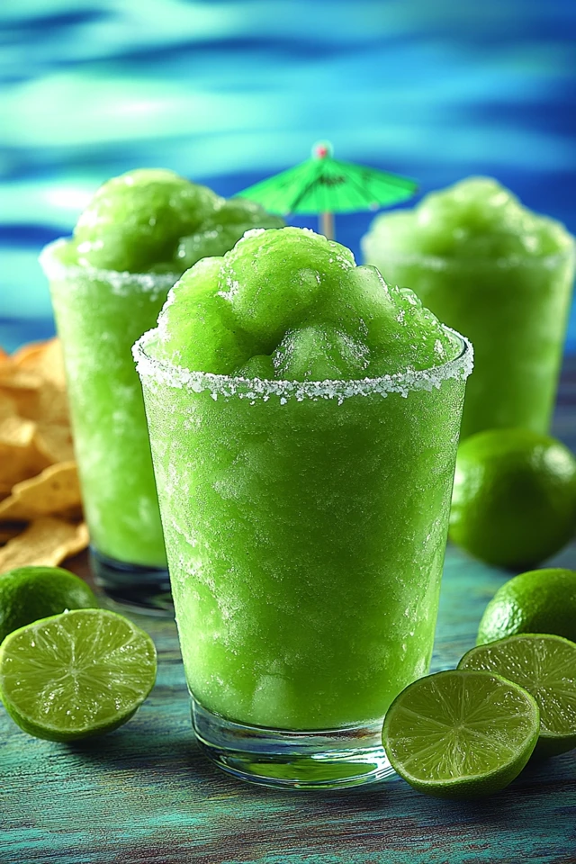 Margarita Slush Punch: A Frozen, Citrusy Tequila Drink