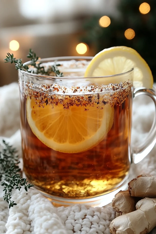 Hot Ginger Lemon Tea: A Soothing Winter Drink