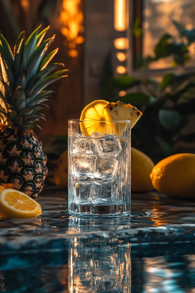 Lemon Pineapple Infused Water: Refreshing, Tropical, and Zesty