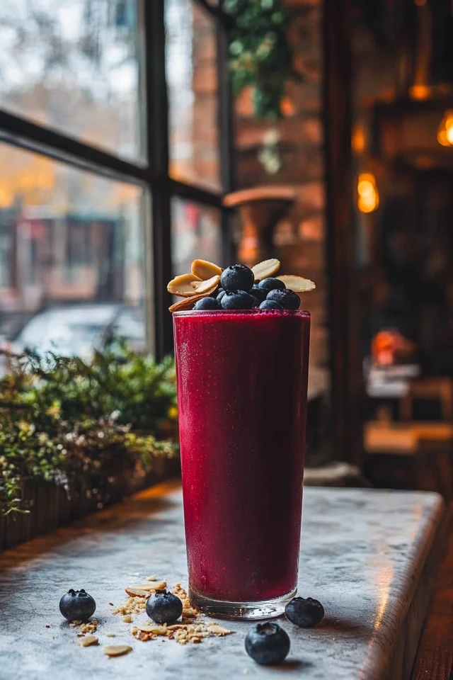 Blueberry Almond Protein Shake: A Smooth, Nutritious Boost