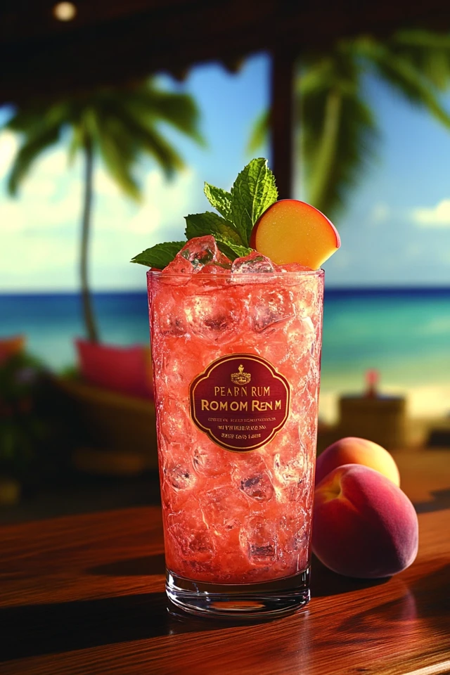 Peach Rum Punch: A Sweet, Tropical Rum Drink