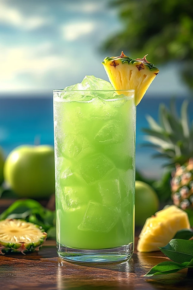 Green Apple Pineapple Juice: Sweet, Tart, and Hydrating