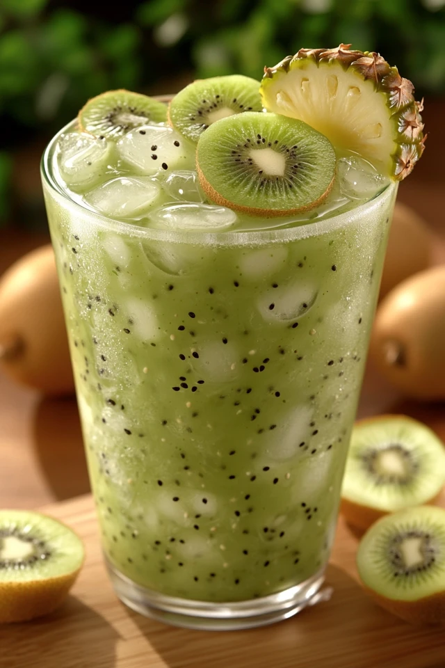 Kiwi Pineapple Infused Water: Sweet and Refreshing