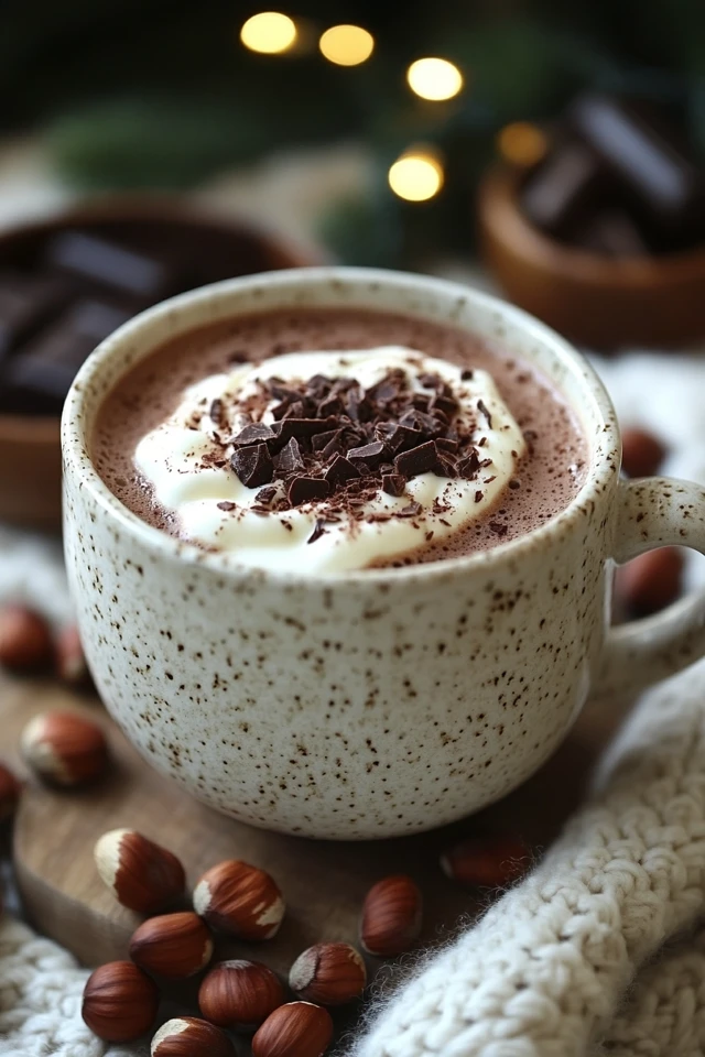 Hot Chocolate with Hazelnut Liqueur: A Nutty, Sweet Holiday Drink