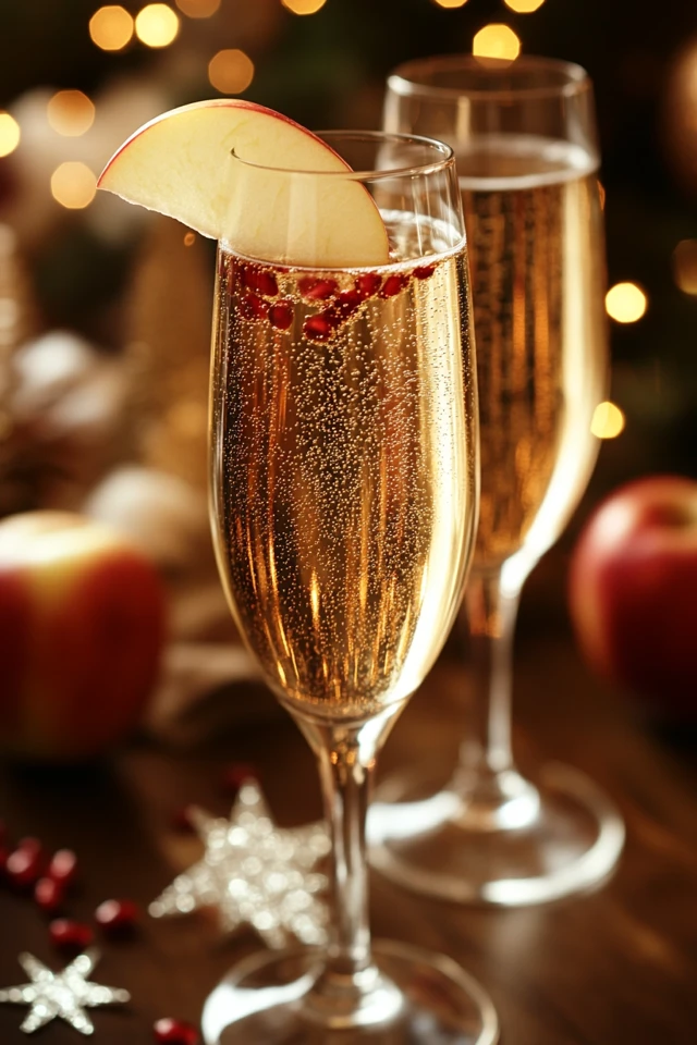 Apple Pomegranate Fizz: A Sweet and Refreshing Holiday Sparkler