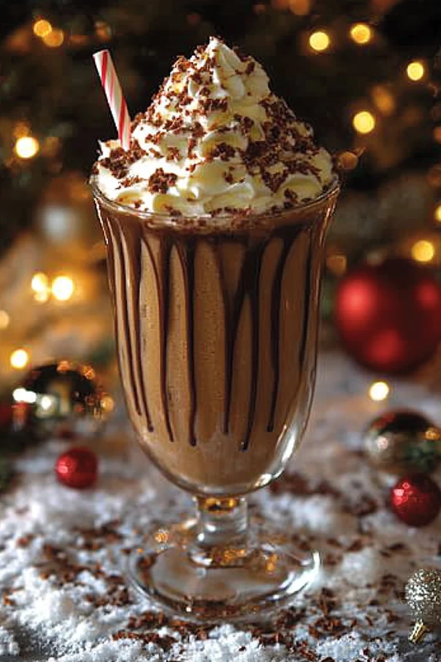 Chocolate Mint Milkshake: A Cold, Sweet Holiday Indulgence