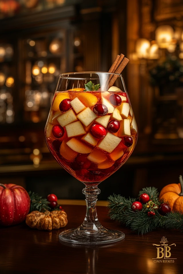 Cranberry Apple Sangria: A Fall-Winter Fusion