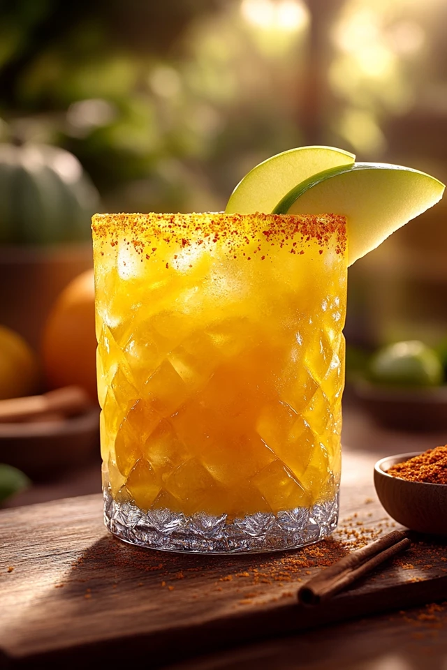Spicy Apple Margarita: A Zesty, Sweet Tequila Drink
