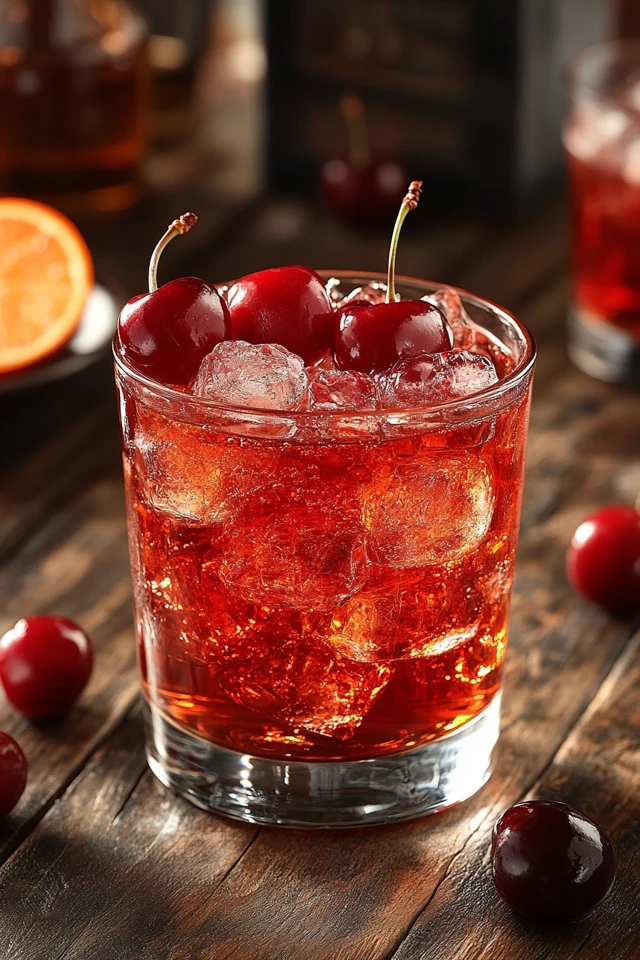Cherry Bounce: A Fruit-Infused Whiskey Cocktail