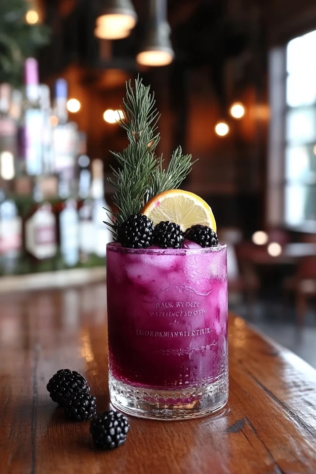 Blackberry Bourbon Punch: A Sweet, Spicy Whiskey Drink