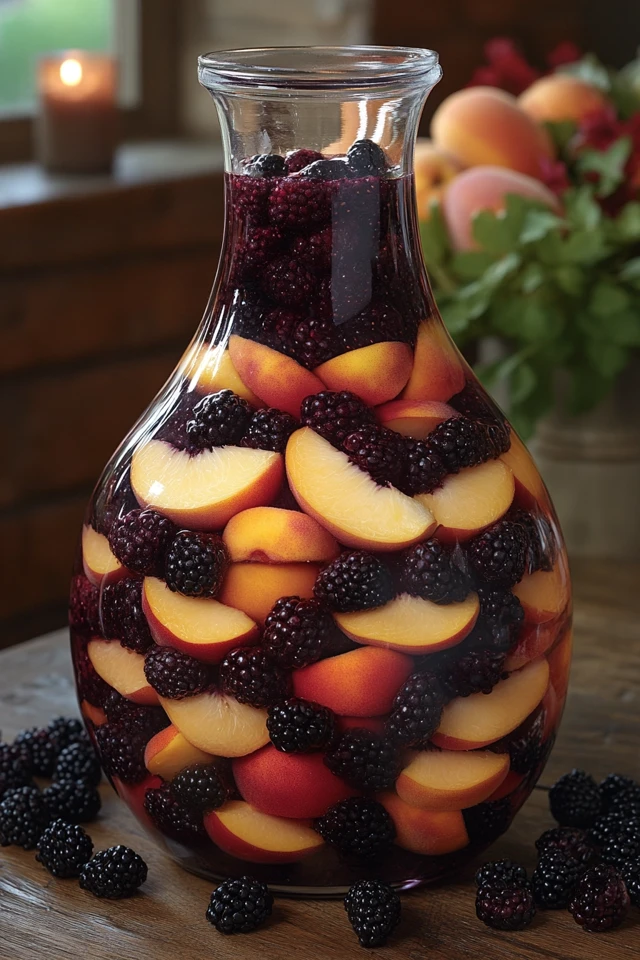 Blackberry Peach Punch: A Fruity, Sweet Party Drink