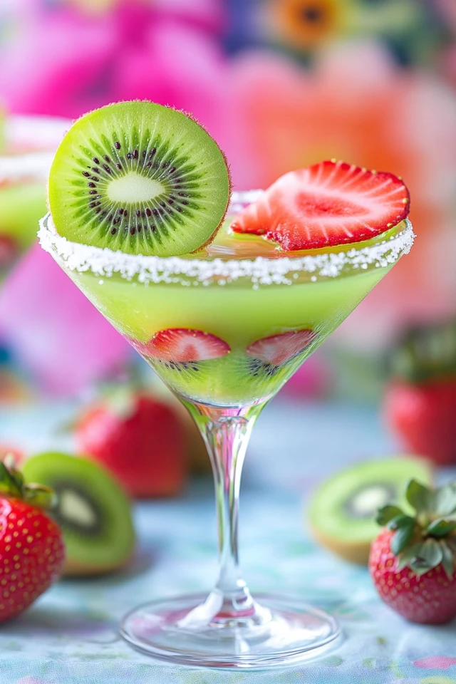 Strawberry Kiwi Martini: A Fruity and Fun Option