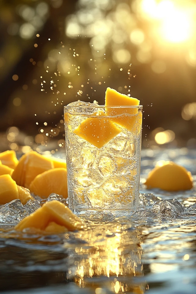 Pineapple Mango Infused Water: Tropical Sweetness in Every Sip