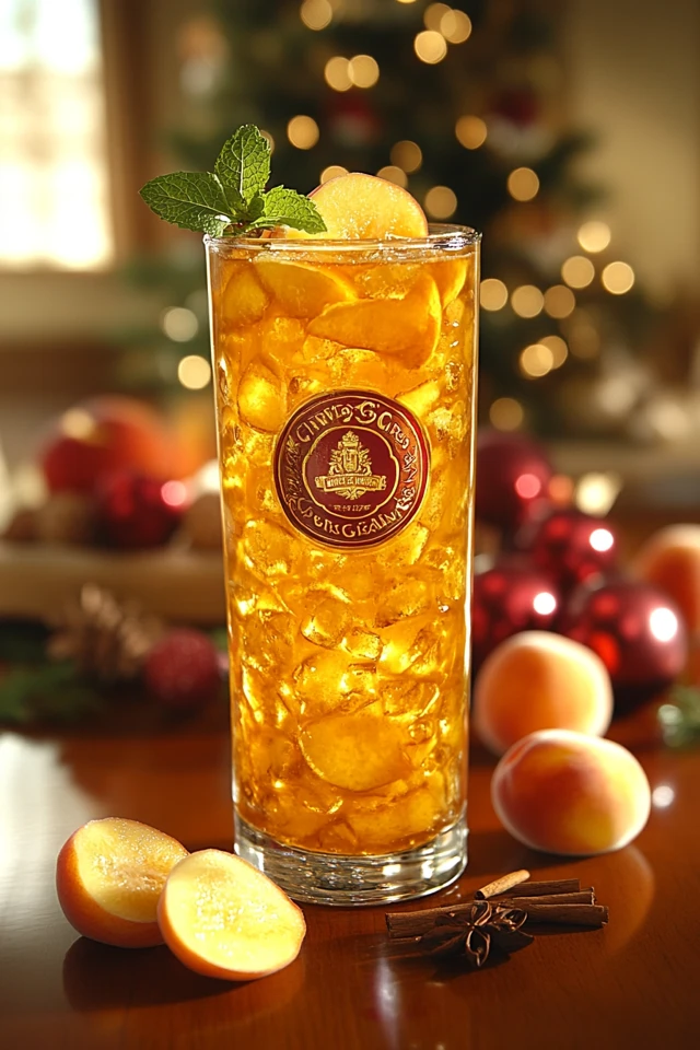 Ginger Peach Lemonade: A Sweet and Spicy Holiday Drink