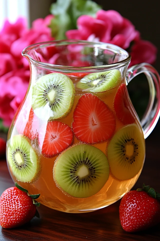 Kiwi Strawberry Punch: A Sweet, Fruity Party Cocktail