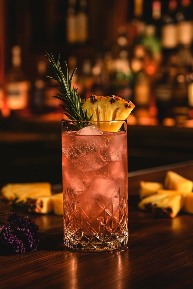 Pineapple Rosemary Fizz: A Unique Herbal Fusion