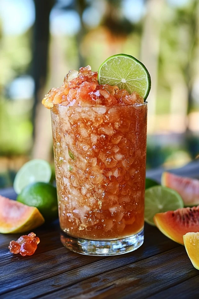 Mango Lime Sparkling Punch: A Bold Tropical Treat