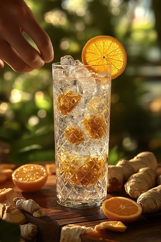 Tangerine Ginger Cooler: Bright and Spicy