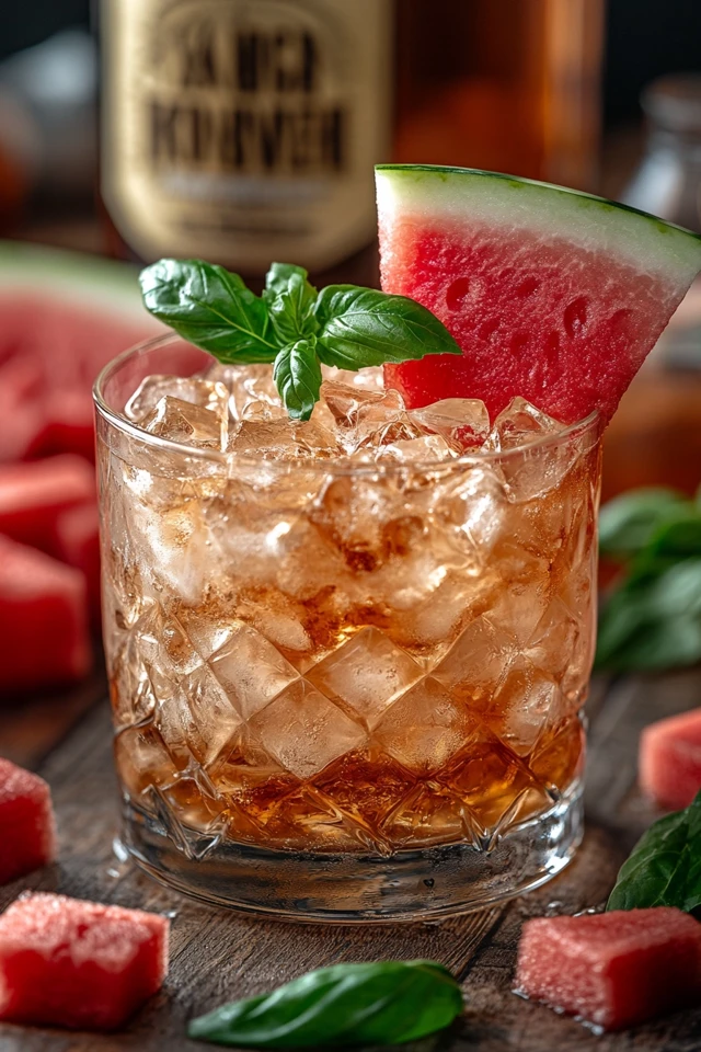 Watermelon Basil Lemonade: A Hydrating Fruity Treat