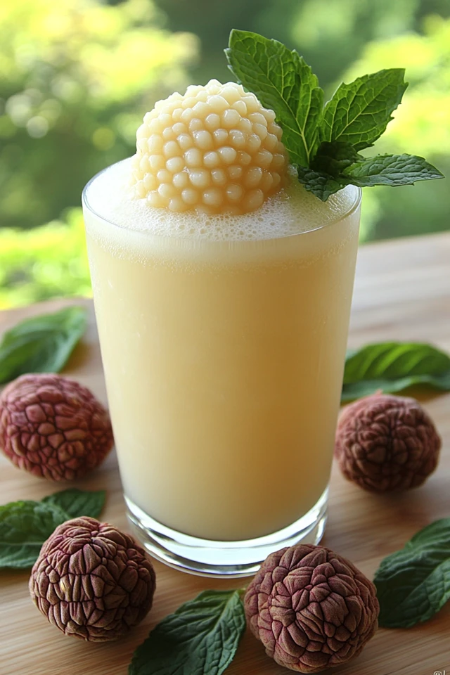 Lychee Mint Sparkling Water: Exotic and Refreshing
