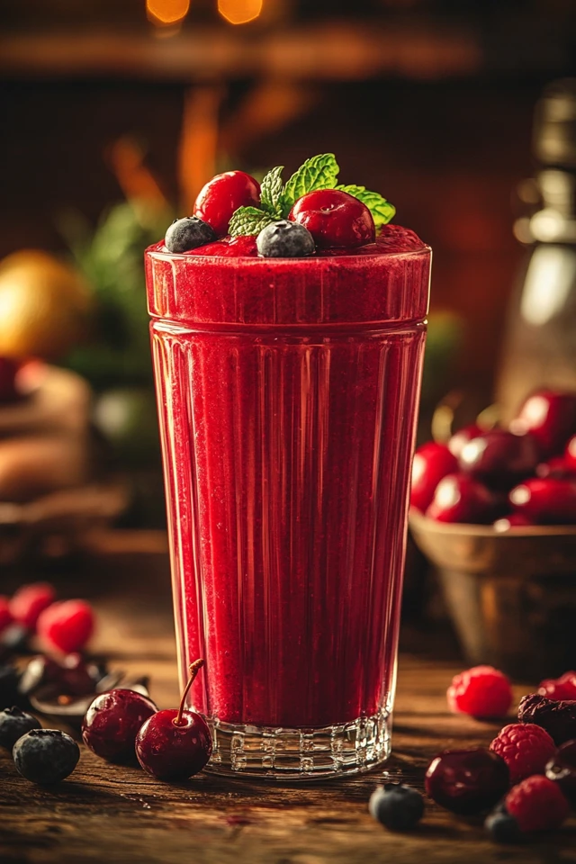 Cherry Berry Protein Shake: Sweet, Tart, and Nutrient-Packed