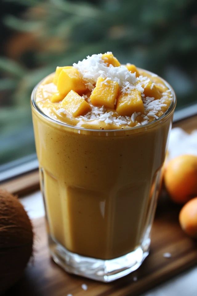 Mango Coconut Protein Shake: Tropical, Smooth, and Energizing
