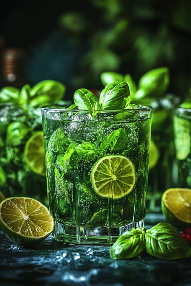 Lime Basil Infused Water: A Refreshing, Herbaceous Drink