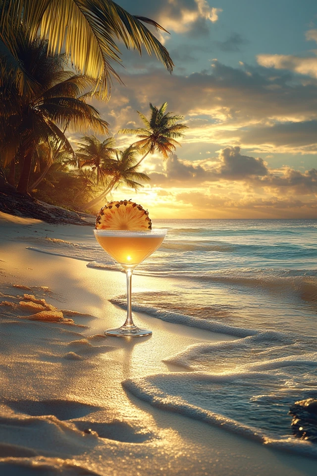 Pineapple Daiquiri: A Tropical, Sweet Rum Drink