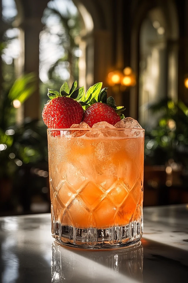 Strawberry Gin Smash: A Sweet, Fruity Gin Cocktail