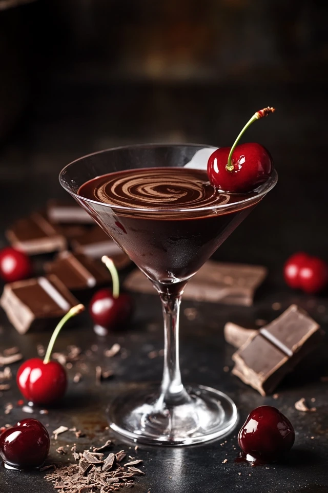 Cherry Chocolate Martini: A Decadent Indulgence