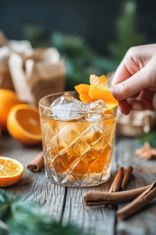 Honey Ginger Old Fashioned: Sweet with a Spicy Kick
