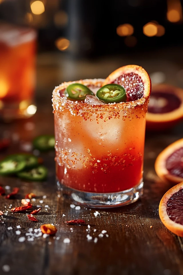 Spicy Blood Orange Margarita: A Zesty and Bold Option