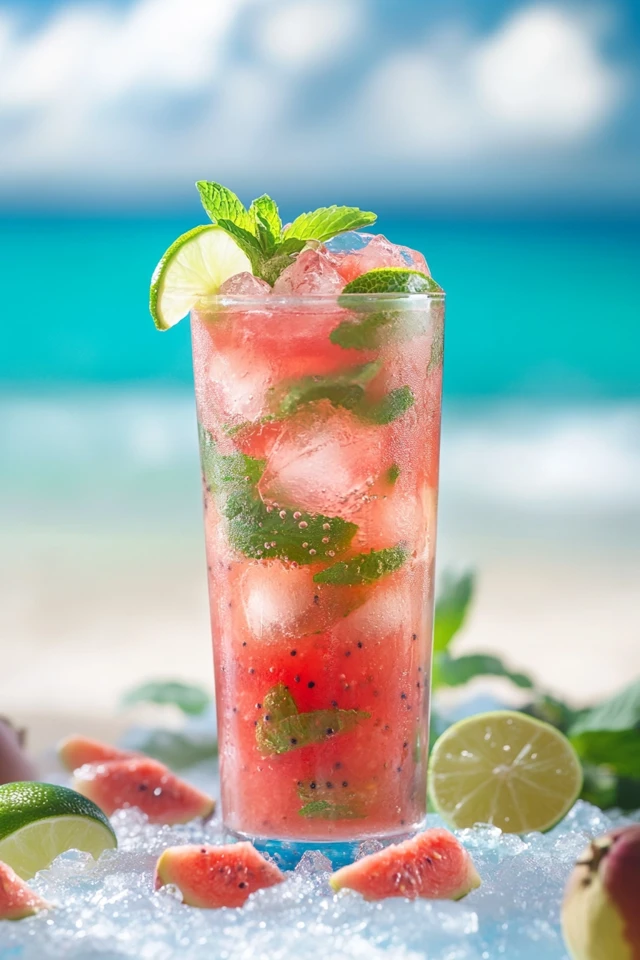Tropical Guava Mojito: A Vibrant Island Treat