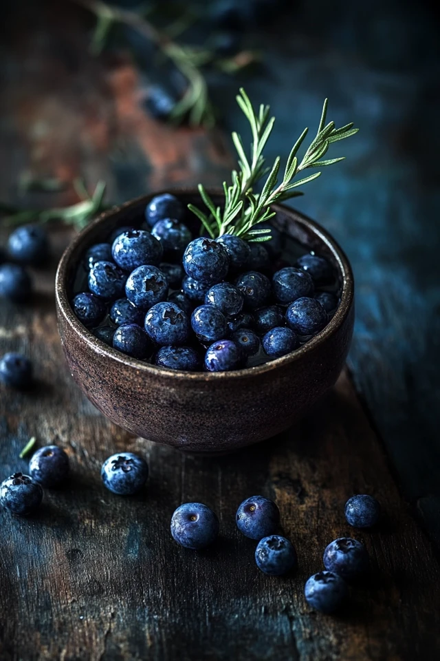 Blueberry Rosemary Smash: Sophisticated and Fruity