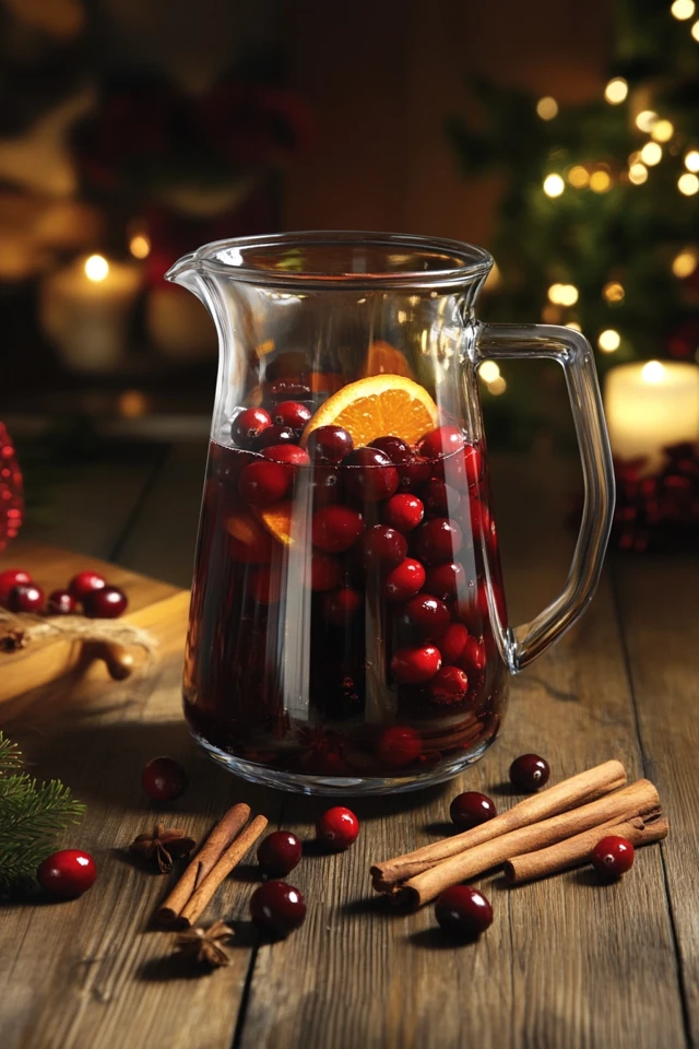 Spiced Cranberry Sangria: A Holiday Crowd-Pleaser