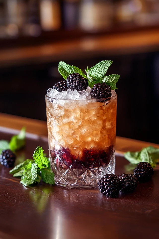 Blackberry Mint Julep: Southern Sophistication