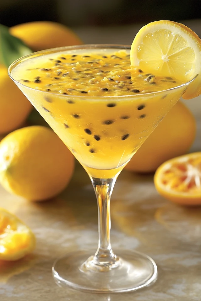 Passionfruit Lemonade Martini: Sweet and Tart Perfection