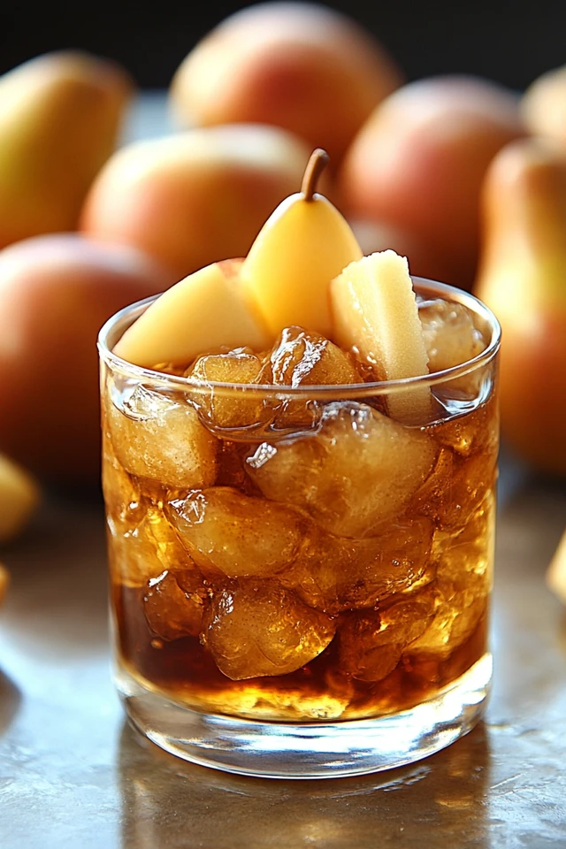 Apple Pear Infused Water: Sweet and Refreshing