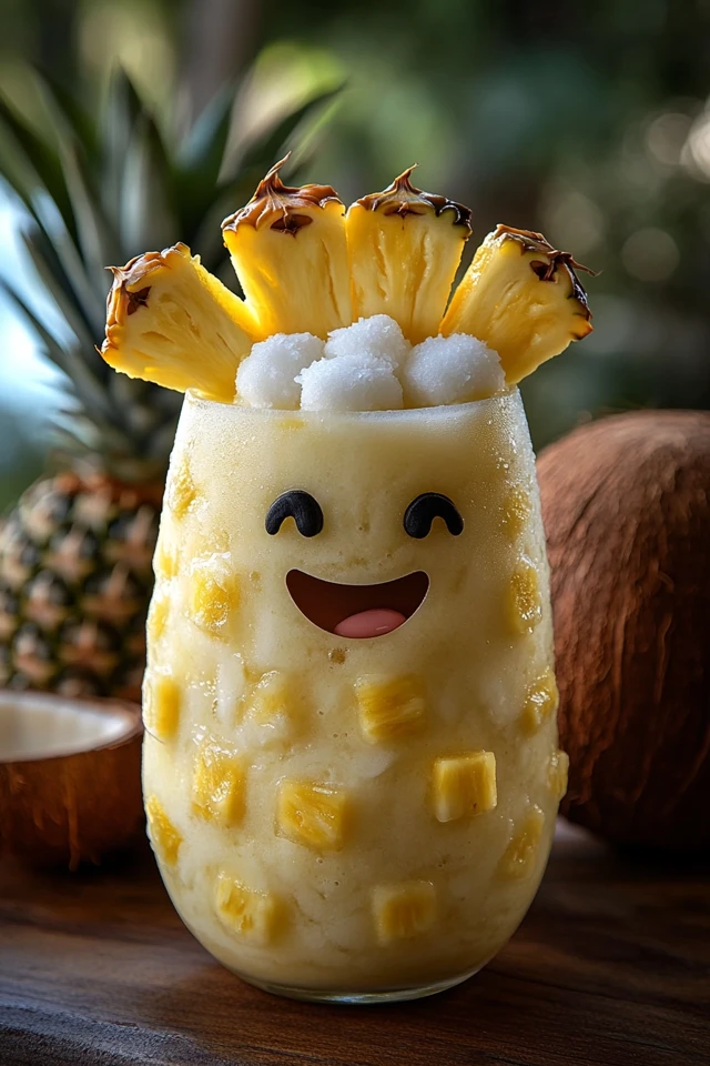 Pineapple Coconut Infused Water: Tropical Hydration Bliss