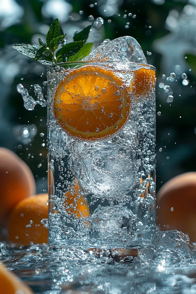 Orange Peach Infused Water: Sweet and Fruity Freshness
