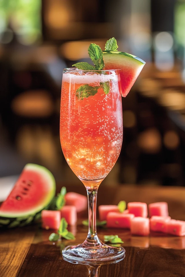 Watermelon Mint Sparkler: A Vibrant Summer Favorite