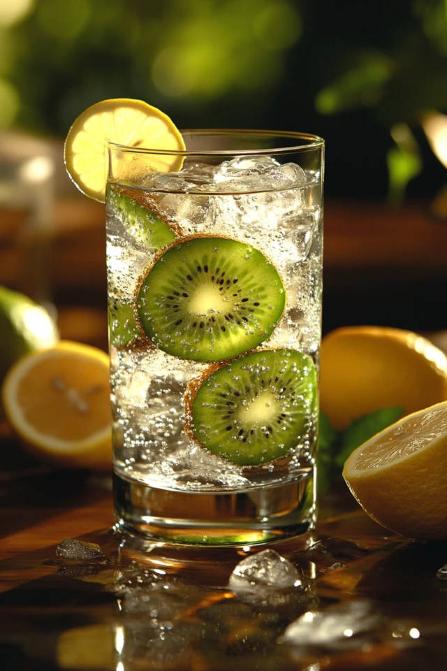 Kiwi Lemon Infused Water: A Zesty, Tropical Hydration