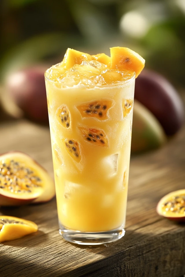 Passionfruit Mango Cooler: Exotic and Fruity