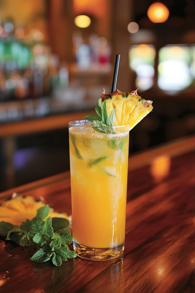 Pineapple Mint Lemonade: A Tropical Hydrating Option