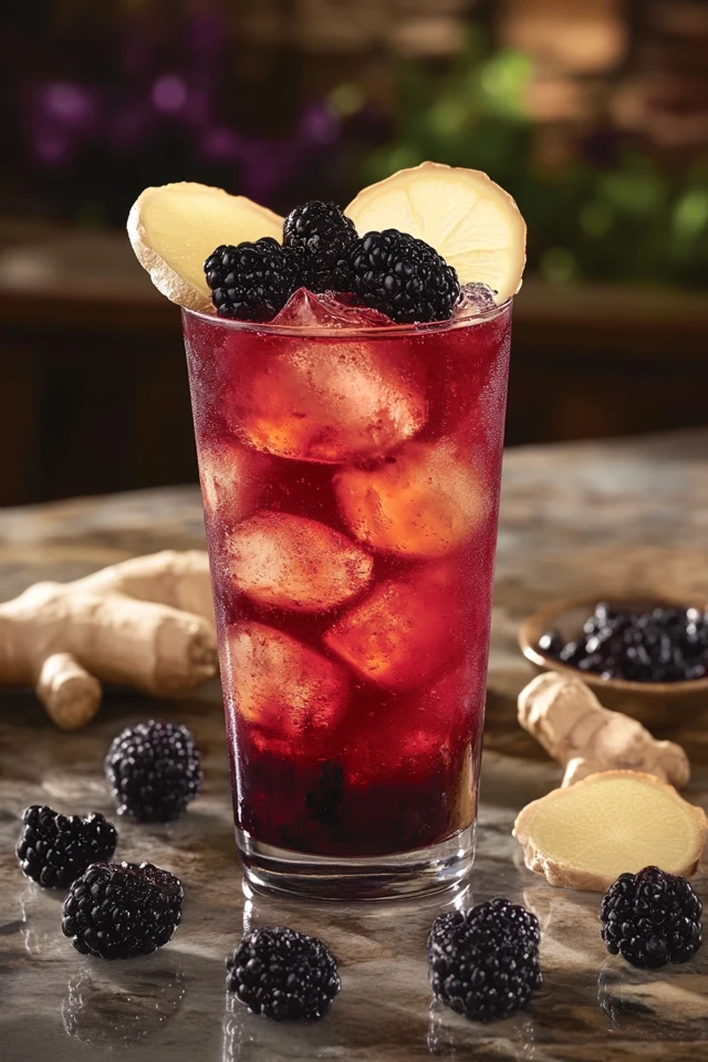 Blackberry Ginger Lemonade: Sweet and Spicy Harmony