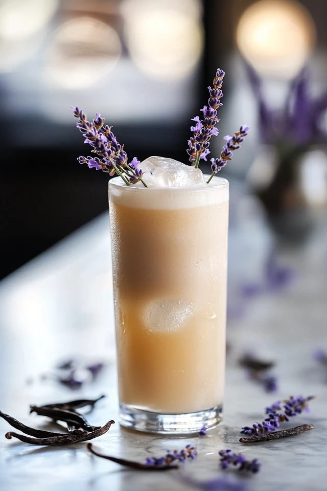 Lavender Vanilla Cooler: A Sophisticated Floral Treat