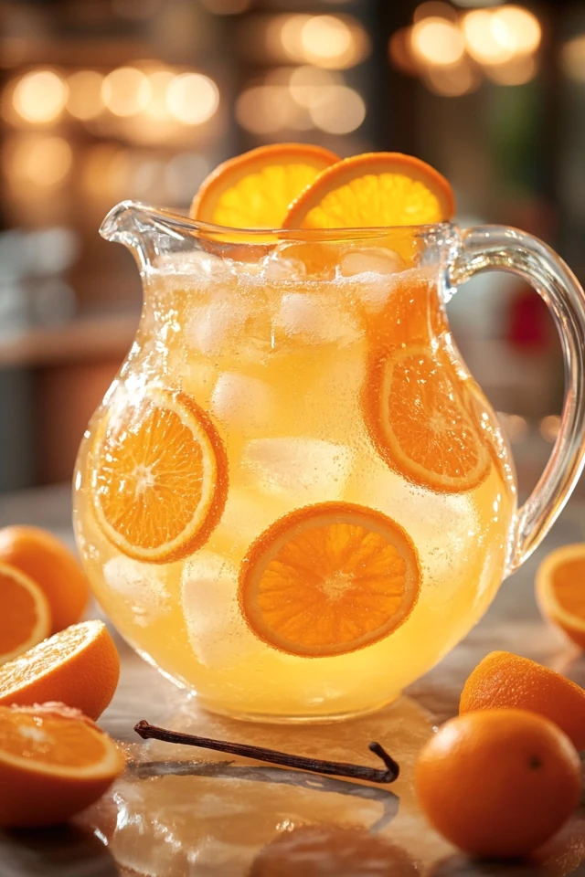 Orange Vanilla Sparkling Punch: A Sweet Citrus Treat