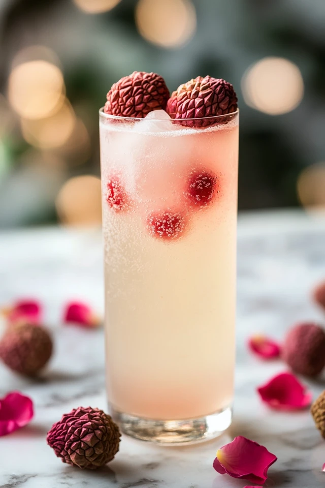 Lychee Rose Lemonade: An Exotic Floral Drink