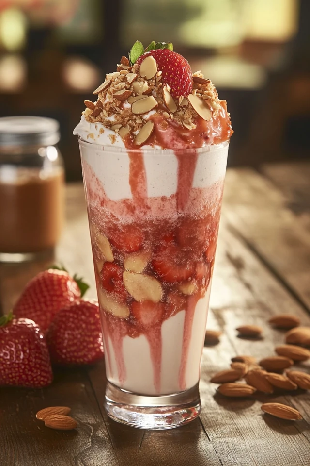 Strawberry Almond Protein Shake: A Nutty, Fruity Protein Boost