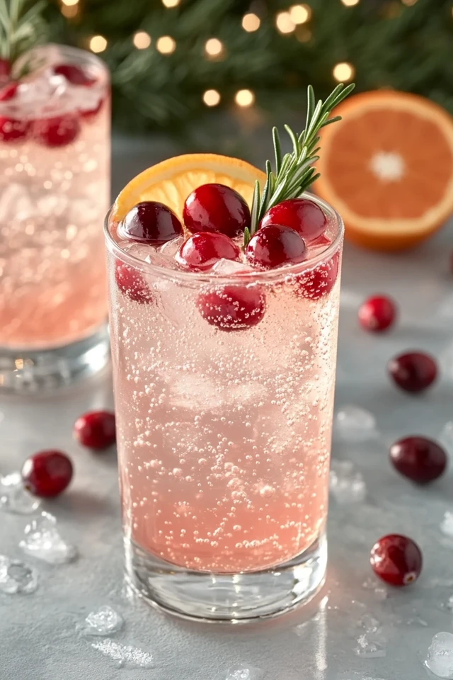 Cranberry Bourbon Fizz: A Festive, Boozy Holiday Drink